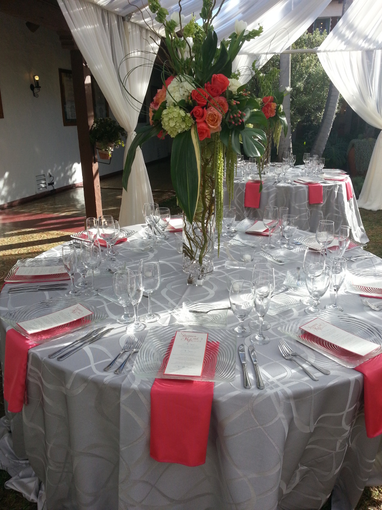 wedding table setting