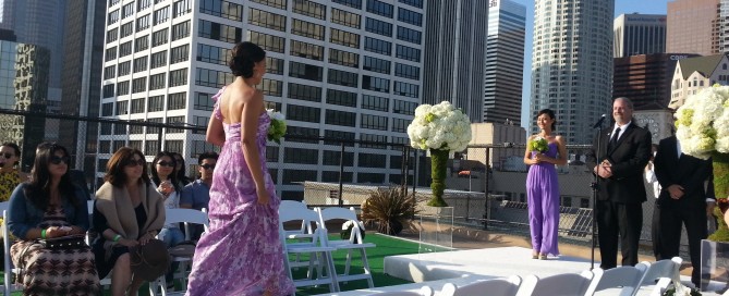 Los Angeles Rooftop Wedding