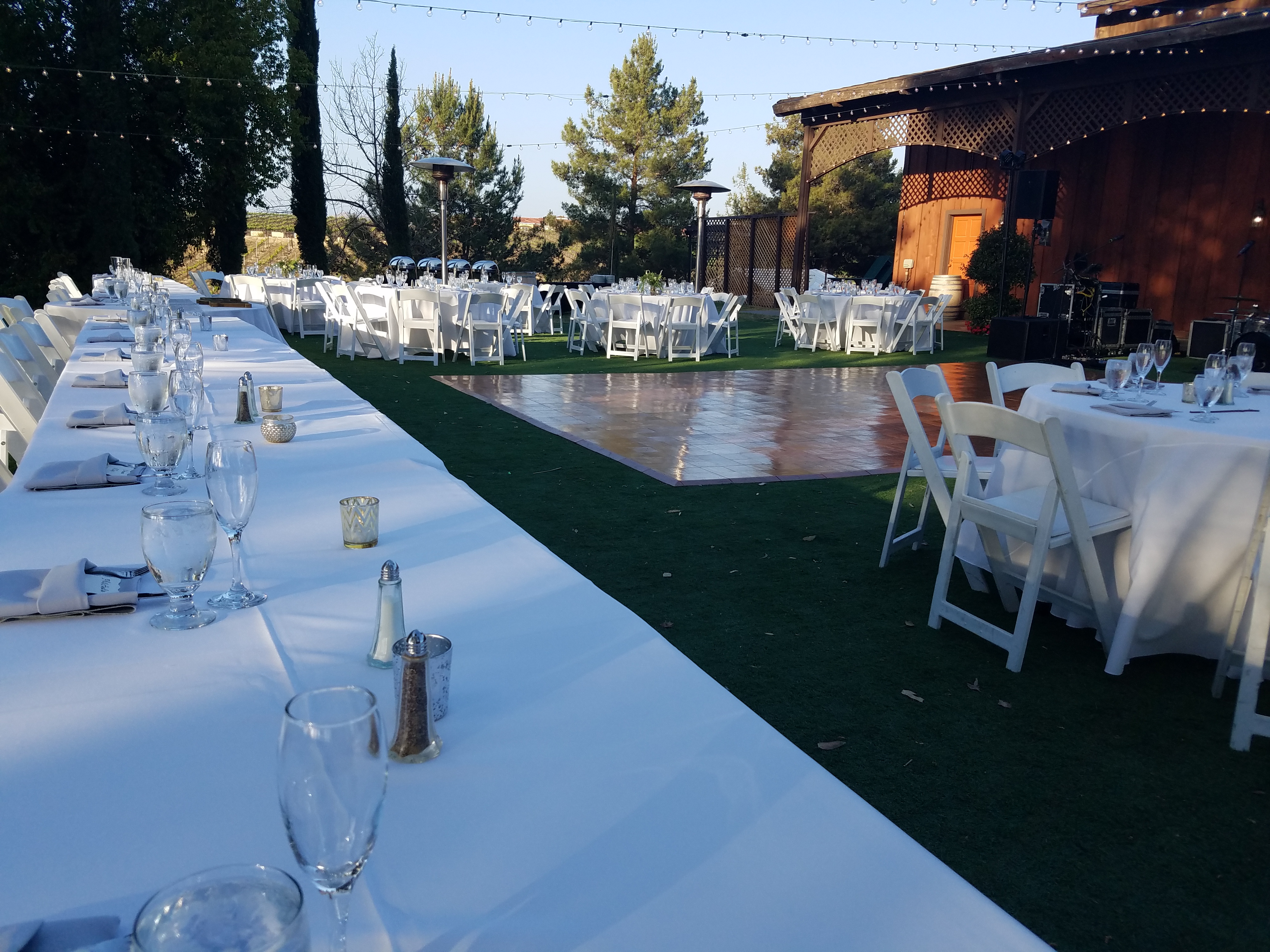 winery garden wedding