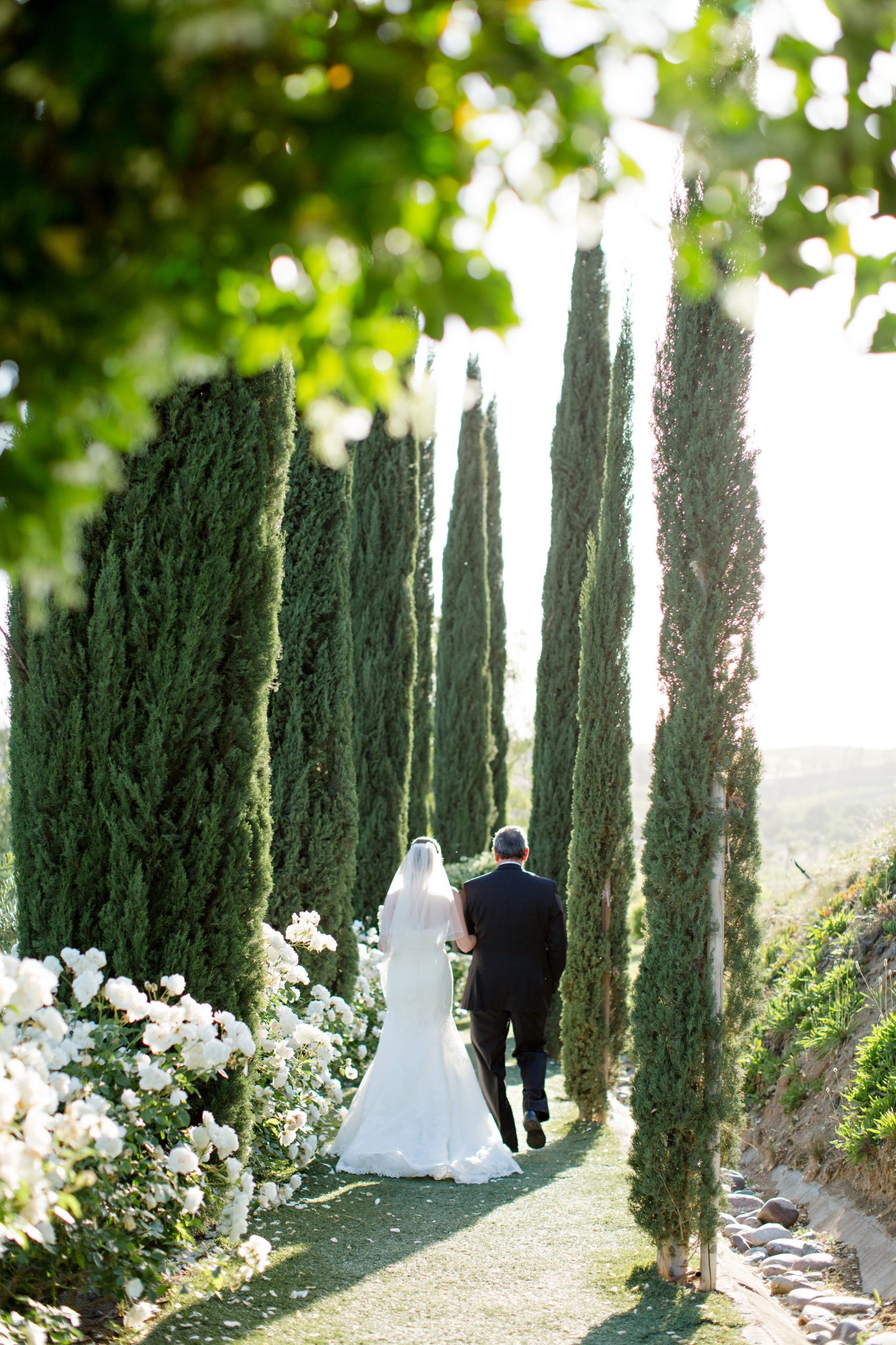 winery garden wedding