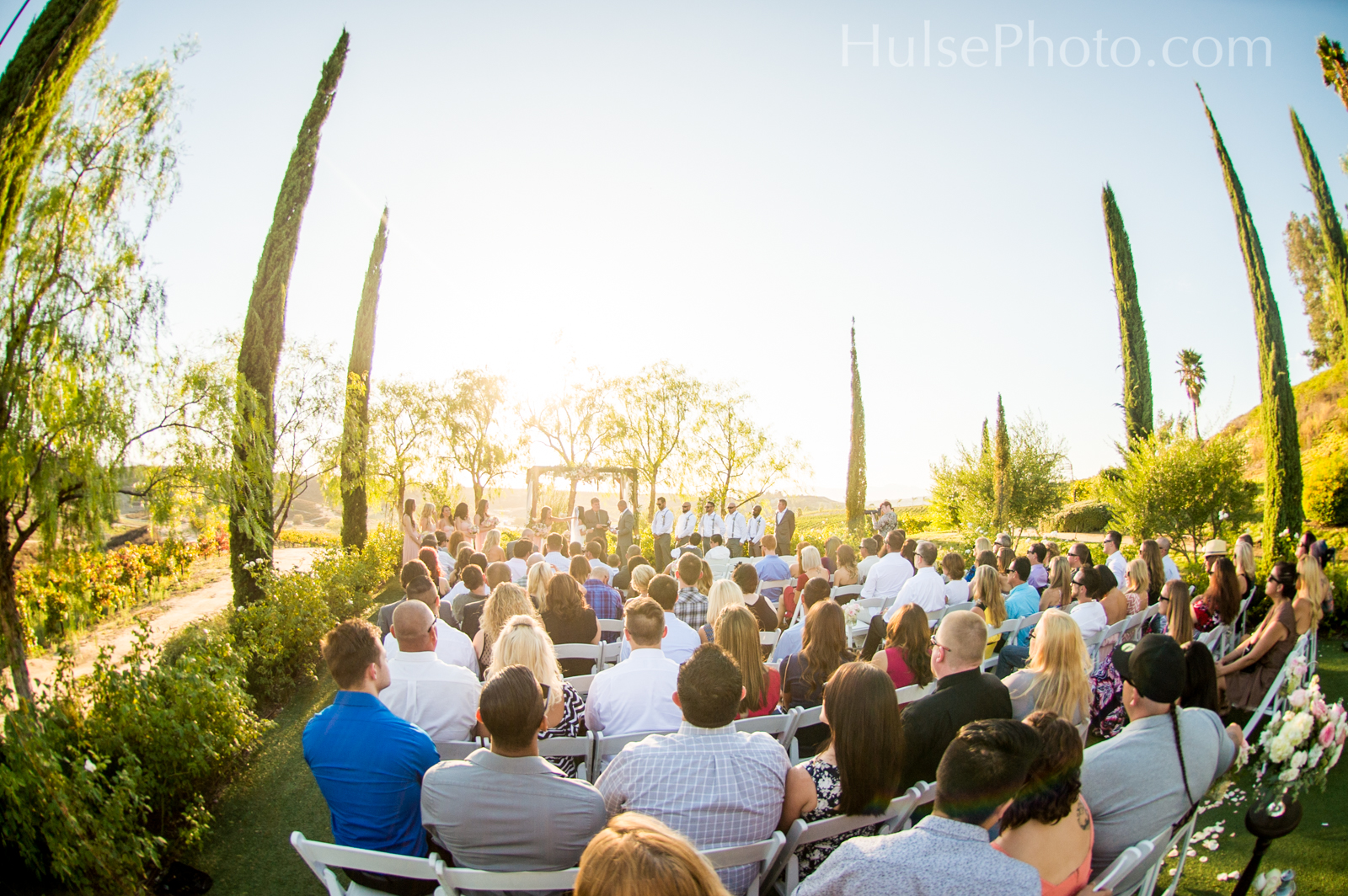 winery garden wedding